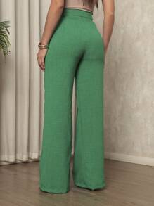 Women Pants - Green - View 2