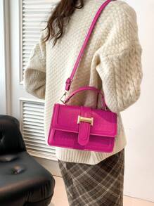 Small Handbag For Women New Stone Texture Fashion Crossbody Bag Retro Tote Purse, Spring/Summer