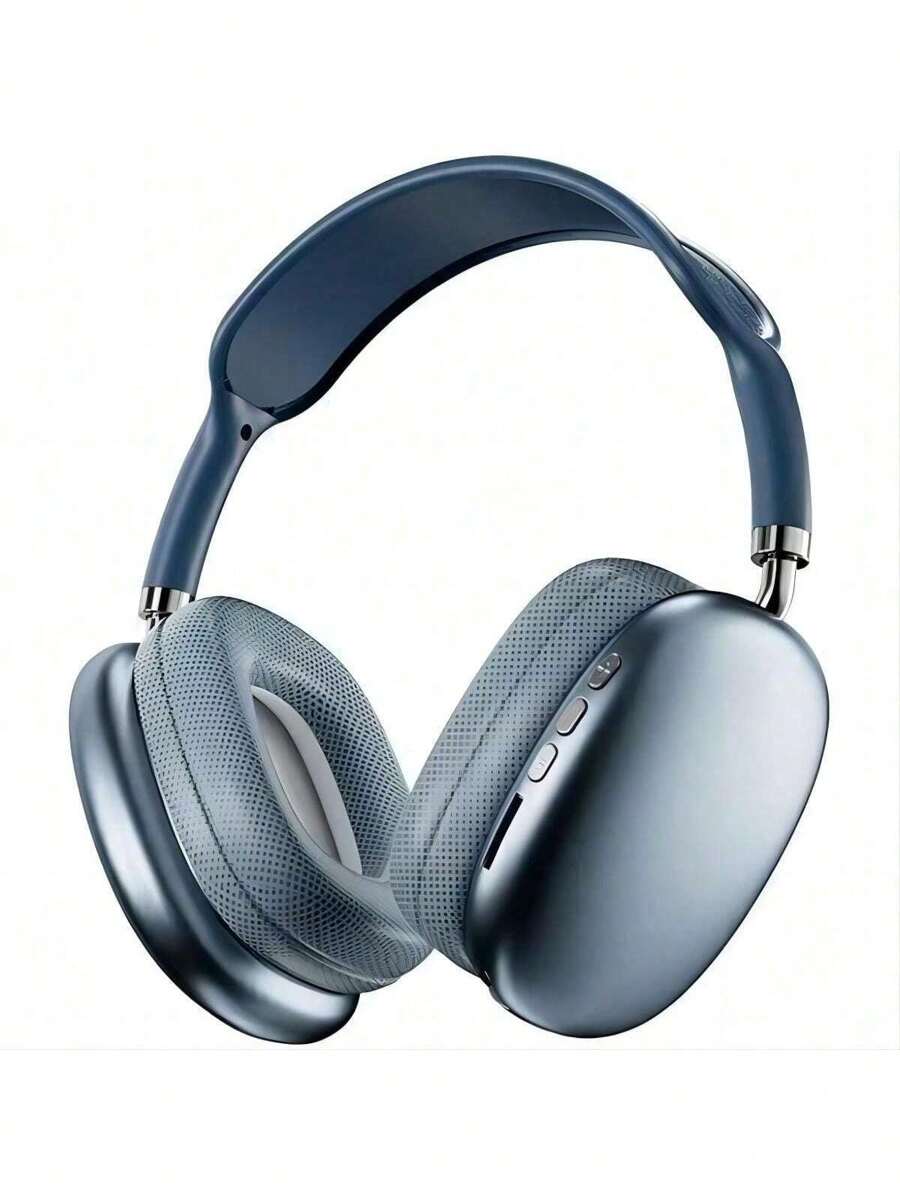 P9 Bluetooth Headset Stylish Wireless Microphone - Màu xanh lam - Xem 1