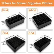 Drawer Organizer Divider Foldable Closet Storage Organizer Basket, And Fabric Organization Bins For Clothes, Underwear, Bras, Ties, Accessories, Socksbedroom,Organizer,Organiser,Home Storage,White T Shirt Women,Black Pants Women,Ladies Winter Clothes,Dress,Winter Clothes For Ladies,Elegant Woman Dresses,White Shirt For Ladies,Long Sleeve,White Jumpsuit For Women,Spring Dresses For Women,Spring Outfits For Women,Spring,Spring Clothes,Minimalist,Summer Tops