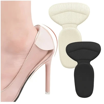 2pcs/4pcs T-Shape Non-Slip Pads, High Heel Protector Cushions, Anti-Slip & Wear-Resistant, Shock-Absorbing Foot Care Accessories
