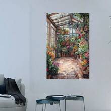 Wall Plant Art - Unique Views Of Tropical Exotic Plants & Potted Flowers,Festive Touch For Valentine's And New Year