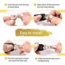 Metal Compatible With Fitbit Inspire 3 Metal Chain Band Adjustable Size For Wrist 5.1-8.0 Inches (155cm-240cm) - Rose Gold - View 4
