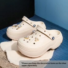 Crocs 男鞋女鞋拖鞋貝拉Clog戶外出行洞洞鞋涼拖鞋 210062-11S - 冬日白 - 查看 5