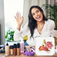 Black 26 Letter Printed White Travel Jewelry Box Jewelry Travel Storage Bag Small Jewelry Box Bridesmaid Gift Box Mini Storage Box