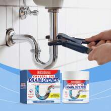 Drain Pipe Cleaning Powder, Dissolving & Unclogging Cleaner For Kitchen And Bathroom Sink, Pipework And Sewage - Powdery - View 2