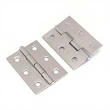 10 Pcs Stainless Steel Metal Cabinet/Window Hinges