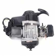 ZhdnBhnos Rainaut 2 Stroke Racing Engine Motor 47/ 49/ 50cc For Bike Mini Pocket Quad Dirt Bike ATV Scooter USA As A Gift Is Also Very Good And Very Practical, Without Battery - Xám - Xem 6