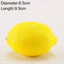 仿真水果蔬菜家居装饰假橘子桃子苹果梨葡萄柠檬桃子摆件美食摄影道具 - 彩色 - 查看 17