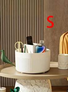 1 Stück drehbarer Kosmetik-Displayständer, Schminktisch-Organizer, Lippenstift- und Make-up-Pinsel-Aufbewahrungsständer, Schmuckkästchen mit großer Kapazität, Badezimmerregal, Schlafzimmer-Aufbewahrungskorb, Schultisch-Aufbewahrungsbox, Stifthalter, Schulanfang Zubehör, Studentenwohnheim-Schreibtisch-Aufbewahrung, Heimdekoration, Muttertag, Geschenk für meine Mutter, Schulanfang Saison Zubehör, Studentenaufbewahrung