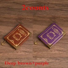 1 Copy/2 Copies/3 Copies/5 Copies/6 Copies/Gift Box Set/Vintage Soft Leather Hardcover Notebook With 200 Pages. It Features A Hollow-Out Design On The Cover, A Satin Ribbon Bookmark, An Anchor Decoration, Metal Edges For Fixation, And Eye-Protecting Paper. It Is Suitable For Office Business, Campus Life, Daily Use And As A Holiday Gift. It's A High-Quality Office Meeting Notebook, Diary, Journal And Record Book.