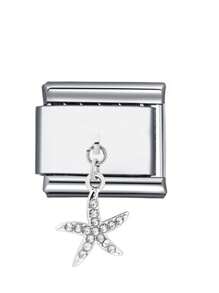 1 件 2025 情人节时尚 9 毫米宽 1 件海星贝壳 DIY 迷人情侣不锈钢串珠手链珠宝制作配件