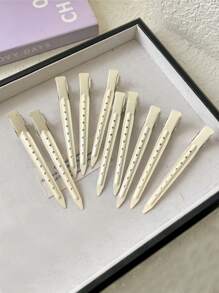 20/10 szt. spinek do włosów na klipsy, do stylizacji niewidocznych grzywek i koron dla kobiet (nadaje się do makijażu osobistego, salonów fryzjerskich, studiów fotograficznych) Spinki do włosów, klamry do włosów, artykuły szkolne