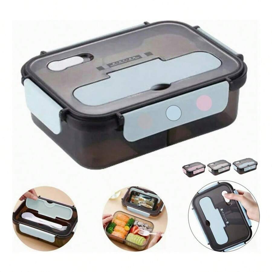 Fiambrera Lunch Box Topper Para Lunch Lonchera Termica - Celeste - Ver 1
