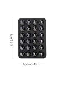 5pcs Silicone Suction Cup Cell Phone Back Anti-Slip Sticker Adhesive Strong No Trace Does Not Fall Off 24 Grains Of Silicone Cell Phone Suction Cups, Suitable For Outdoor Travel Photography, Indoor Make-Up, Catching Up With The Drama, The Best Gift For The Lady, Cell Phone Bracket Suction Cups, Home And Living Supplies - Multicolor - View 3