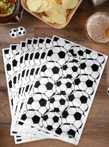 10pcs/30pcs/50pcs Black & White Plaid Football Graphic Print Candy Chocolate Snack Gift Bags, Football Theme Party Decor, Birthday Gift Wrapping Supplies, Birthday Gifts For Men, Valentine Box, Men Gift Box, Gift For Man, Gift Bags Bulk, Blue Gift Bag, Valentines, Valentine Day, Valentines Gifts, For Mother's Day, Bridesmaid Gifts, Graduation Gifts, Birthday Gifts, Wedding Gifts,Birthday,Bride,Wedding