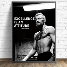 1pc /3PCS Wall Arts Posters Optional Frame Pop Inspirational Boxing Conor McGregor Professional Boxers Poster Canvas Print Painting Wall Decor Wall Art Gym Room Decoration New Pop - Multicolor - View 46