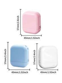 1 pieza Sellos personalizables con firma, sellos de caligrafía, sellos de nombre en cursiva, sellos de nombre, sellos de caligrafía, sellos de etiquetas de texto, sellos de firma comercial, impermeables, estilo simple - Multicolor - Ver 4