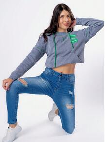 Women's Loose Fit Sports Sweatshirt