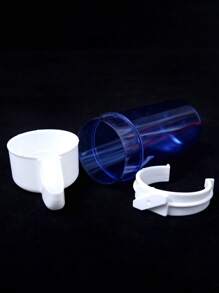 1pc/2pcs Thickened Automatic Bird Waterer, Peony Guiding Pheasant Millet Feeder & Drinker Two-In-One Bird Supplies - White - View 8