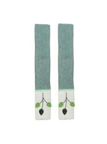 2 szt. Osłona uchwytu lodówki Rękawice na uchwyt lodówki Osłona gałki drzwi Akcesoria do lodówki dwudrzwiowej Premium Fabric Fridge