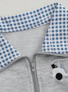 Newborn Baby Sweatshirts - Grey - View 7