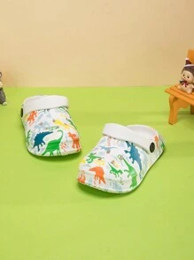 Toddler Boys' Casual Fashionable Comfortable Cute EVA Beach Sandals, Summer - White - View 3