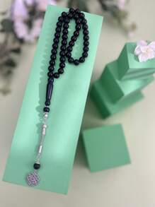 1 件开斋节念珠手链，45 件 10 毫米 Tasbih 念珠链，用于日常礼拜、斋月念珠、斋月礼物 - 彩色 - 查看 5