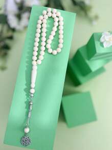 1 件开斋节念珠手链，45 件 10 毫米 Tasbih 念珠链，用于日常礼拜、斋月念珠、斋月礼物 - 彩色 - 查看 3