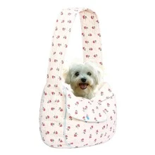 1 Stück Haustier Katze Hund Blumen Design Schulter Umhängetasche Rucksack Transportbox, Hund Ausflug Hund Zubehör, Welpen Transporter, Katzen Transporter, Hunde Tasche