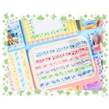 3pcs Washi Tape Set, Decorative Scrapbooking Adhesive Tapes For DIY Planner, Card Frame, Sticker - Multicolor - View 8