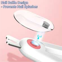 Dog Lover And Dog Mom Love & Cat Lover And Cat Mom Love Cat/Dog Lover Gift And Dog/Cat Mom Love Pets Nail Clippers And Trimmers,With LED Lighting Safety Guard To Over Cutting, Nail File-Suitable For Small Dog Lover And Dog Mom Loves And Cat Lover And Cat Mom Loves(Pink)