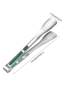 3 pièces Set de pinces en acier inoxydable à prise facile, pinces de cuisine, pinces de barbecue résistantes à la chaleur et antidérapantes, griffes à viande, pour la cuisine, le service, le barbecue, la cuisson, la salade, les ustensiles de cuisine, les accessoires de cuisson