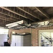 StoreYourBoard Double Ladder Ceiling Rack Hi Port 2 Garage Storage Hanger Mount - Entier - View 5