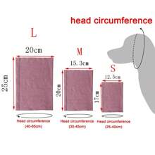 Paraorecchie per toelettatura di cani, che riducono il rumore, ad alta elasticità, morbidi, caldi, per alleviare lo stress, accessorio per cani che copre orecchie e testa, resistente al vento, con cancellazione del rumore, fascia calda per cani