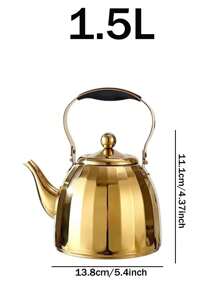 1.0L 不锈钢茶壶配镀金中东风格茶壶 - 彩色 - 查看 8
