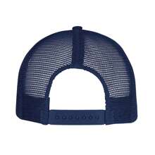 Unisex Adult Snapback Trucker Cap (French Navy/White) - Navy Blue - View 2