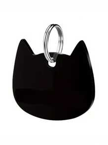 1 Piece Personalized Cute Animal Cat Tag, Custom Engraved With Your Phone Number And Pet's Name, Engraved Dog Name Tag, Cat ID Pet Tag, Custom Engraved Pet ID Tag, For Pet Outdoor Activity Loss Prevention, Customized Christmas Decor, Dog Name/ID Tags Personalized, Finds Ideal Gifts For Him Her, Family, Friends, Pet Lovers, Pet For Anniversaries, For Birthdays, For Christmas, For Housewarming, For Fall/Autumn/Winter ﻿ - Multicolor - View 7