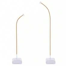 WUPYI Balloon Arch Kit Half Arch Balloon Stand With Base Balloons Holder Set WithTubes(Not Included Balloons, Flowers) - Gold - View 9