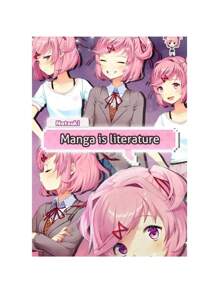 1 件装游戏 Doki Literatuare Club 动漫海报帆布画墙壁艺术印刷防水家居客厅卧室酒吧美学装饰无框架 - 彩色 - 查看 10