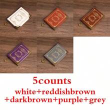 1 Copy/2 Copies/3 Copies/5 Copies/6 Copies/Gift Box Set/Vintage Soft Leather Hardcover Notebook With 200 Pages. It Features A Hollow-Out Design On The Cover, A Satin Ribbon Bookmark, An Anchor Decoration, Metal Edges For Fixation, And Eye-Protecting Paper. It Is Suitable For Office Business, Campus Life, Daily Use And As A Holiday Gift. It's A High-Quality Office Meeting Notebook, Diary, Journal And Record Book.