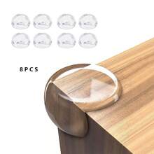 Furniture Corner Protectors And Edge Bumpers, Transparent Clear Covers For Sharp Furniture And Table Edges, Anti-Collision