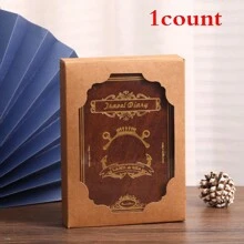 1 Copy/2 Copies/3 Copies/5 Copies/6 Copies/Gift Box Set/Vintage Soft Leather Hardcover Notebook With 200 Pages. It Features A Hollow-Out Design On The Cover, A Satin Ribbon Bookmark, An Anchor Decoration, Metal Edges For Fixation, And Eye-Protecting Paper. It Is Suitable For Office Business, Campus Life, Daily Use And As A Holiday Gift. It's A High-Quality Office Meeting Notebook, Diary, Journal And Record Book.