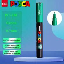 UNI NEW PACKAGE Paint Marker Pen Set And Single PC-1M 3M 5M Water Based Colors Permanent Acrylic Pen Graffiti Art School Supplies