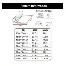 1 Roll Diamond Pattern Window Film, Simple PVC Static Cling Window Sticker - Grey - View 5