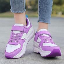 Women's Fashion Inline Skates - 6 Color Options, 4 Detachable Wheels, Suitable For Beginners, Can Be Used For Casual Everyday Wear - Mauve Purple - View 7