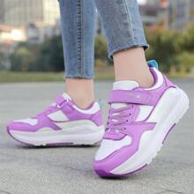 Women's Fashion Inline Skates - 6 Color Options, 4 Detachable Wheels, Suitable For Beginners, Can Be Used For Casual Everyday Wear - Mauve Purple - View 3