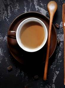 1/2/5/6/10pcs Reusable Wooden Coffee, Honey, Milk And Yogurt Spoon - Creative Mixing And Dessert Spoon, Suitable For Party, Kitchen And Restaurant