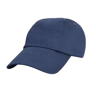 Result Childrens/Kids Cotton Low Profile Cap (Navy) - 190gsm 100% Cotton