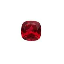 One 100% Lab Grown Ruby Cushior Cut Gemstone For Charms Advanced Jewelry Making Materials DIY - Red - View 4
